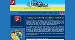 Desktop Screenshot of ezridesurfschool.com